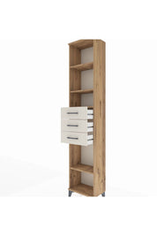 Arges Dolap 4 Raflı 3 Çekmeceli 44x30x221 - S28M208V7A
