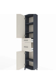 Arges Dolap 4 Raflı 2 Çekmeceli 2 Kapaklı 44x30x221 - S28M209V4A