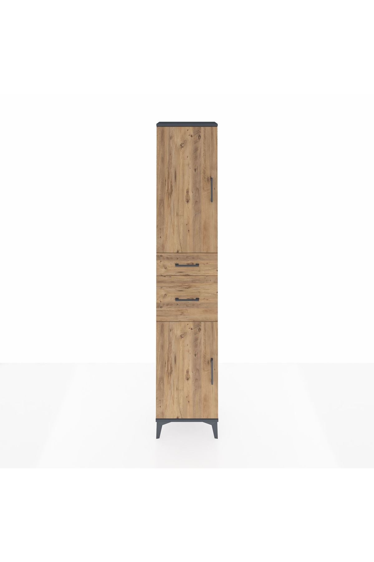 Arges Dolap 4 Raflı 2 Çekmeceli 2 Kapaklı 44x30x221 - S28M209V6A