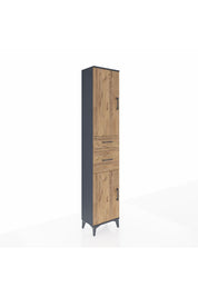 Arges Dolap 4 Raflı 2 Çekmeceli 2 Kapaklı 44x30x221 - S28M209V6A