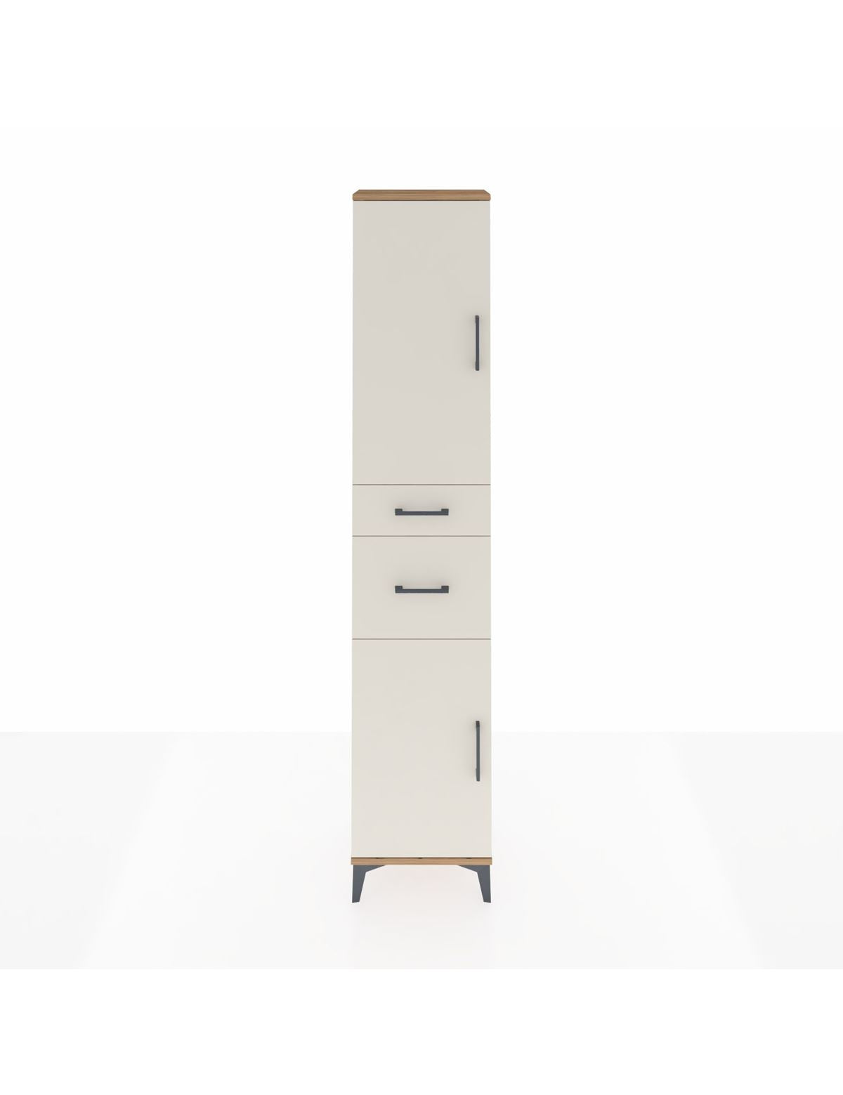 Arges Dolap 4 Raflı 2 Çekmeceli 2 Kapaklı 44x30x221 - S28M209V7A