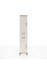 Arges Dolap 4 Raflı 2 Çekmeceli 2 Kapaklı 44x30x221