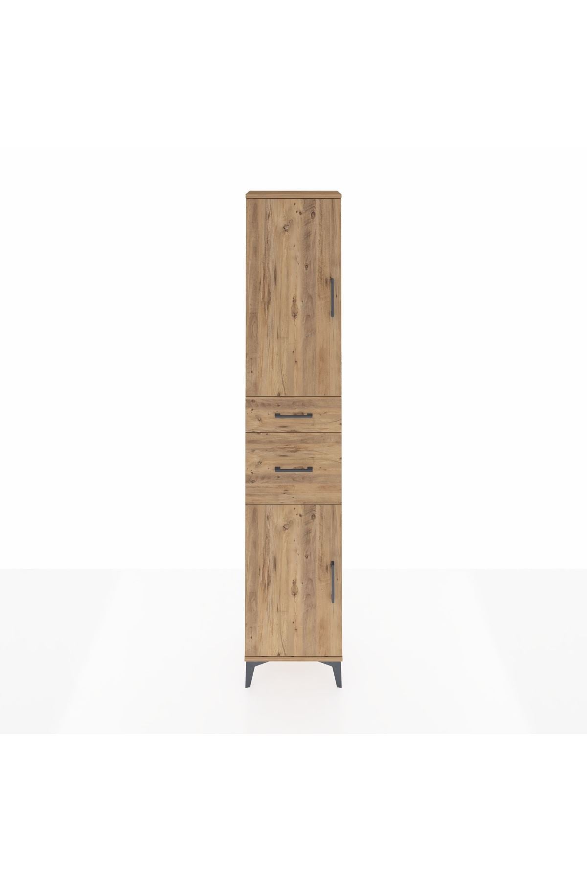 Arges Dolap 4 Raflı 2 Çekmeceli 2 Kapaklı 44x30x221 - S28M209V9A