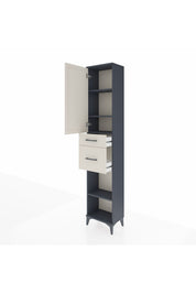 Arges Dolap 4 Raflı 2 Çekmeceli Tek Kapaklı 44x30x221 - S28M210V4A