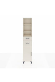 Arges Dolap 4 Raflı 2 Çekmeceli Tek Kapaklı 44x30x221 - S28M211V1A