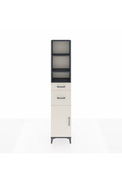Arges Dolap 4 Raflı 2 Çekmeceli Tek Kapaklı 44x30x221 - S28M211V4A