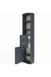 Arges Dolap 4 Raflı 2 Çekmeceli Tek Kapaklı 44x30x221 - S28M211V5A