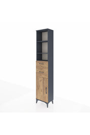 Arges Dolap 4 Raflı 2 Çekmeceli Tek Kapaklı 44x30x221 - S28M211V6A