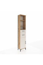 Arges Dolap 4 Raflı 2 Çekmeceli Tek Kapaklı 44x30x221 - S28M211V7A