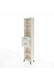 Arges Dolap 4 Raflı 2 Çekmeceli 44x30x221 - S28M212V1A