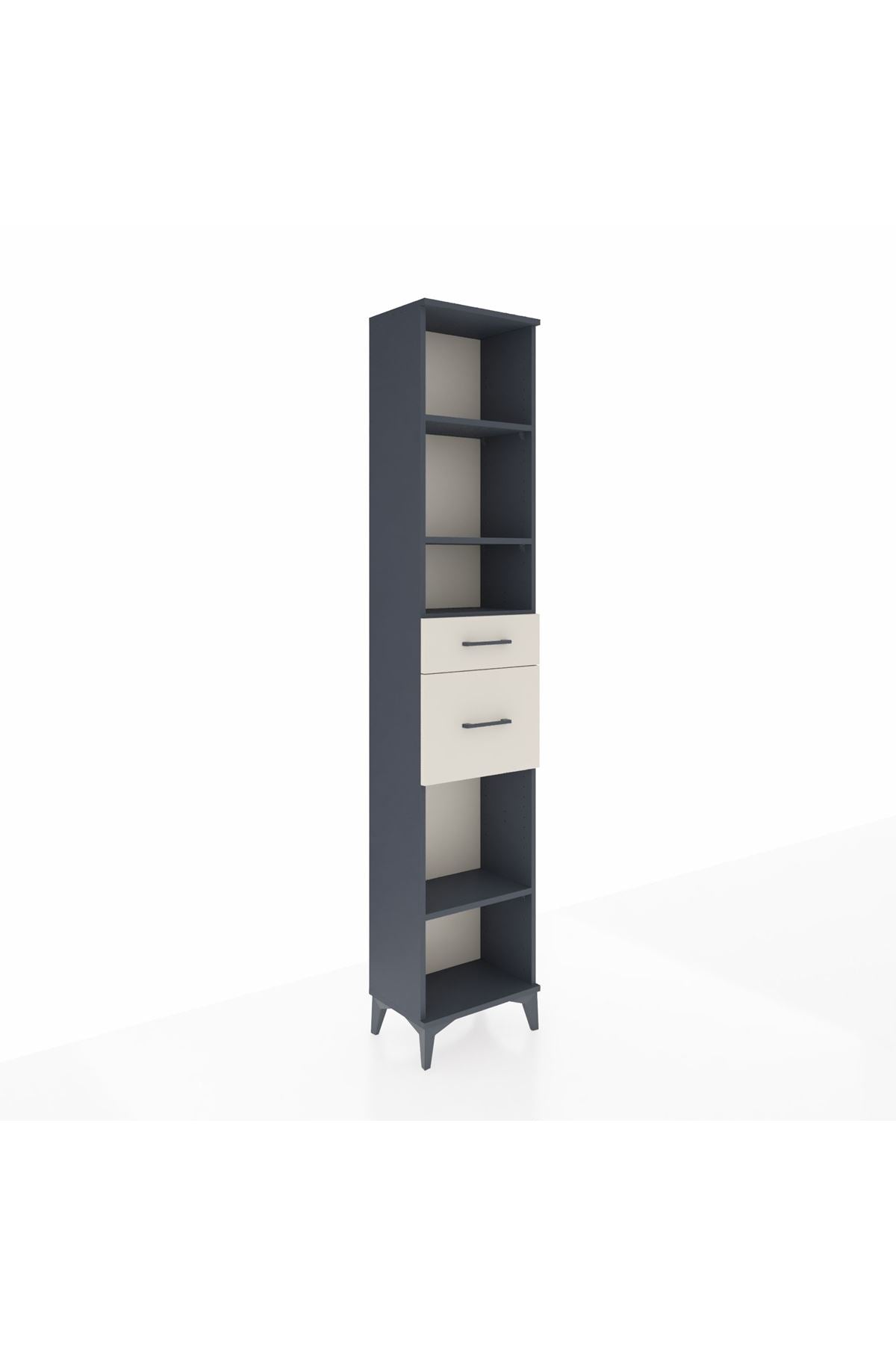 Arges Dolap 4 Raflı 2 Çekmeceli 44x30x221 - S28M212V4A