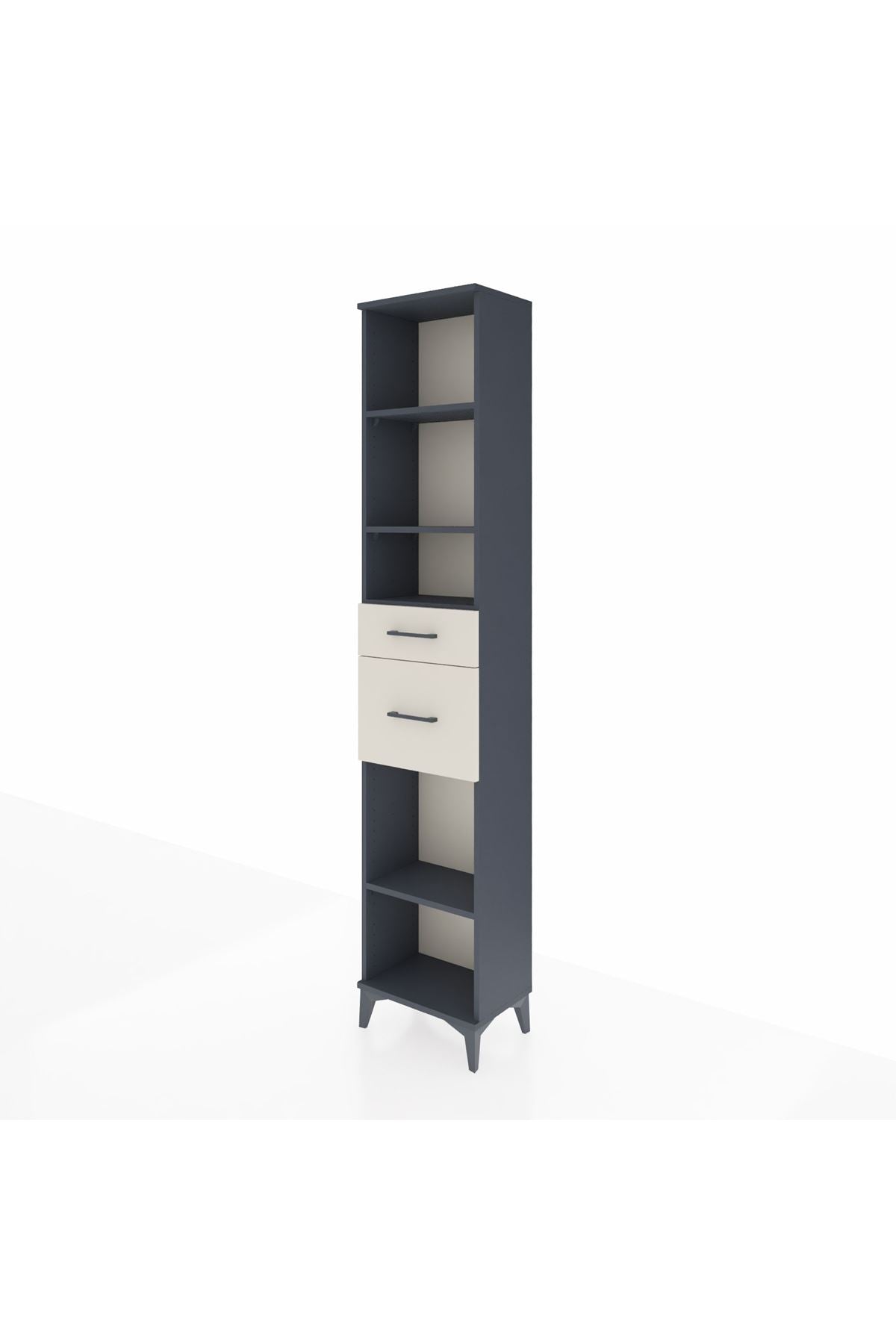 Arges Dolap 4 Raflı 2 Çekmeceli 44x30x221 - S28M212V4A
