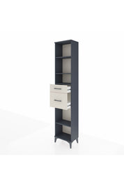 Arges Dolap 4 Raflı 2 Çekmeceli 44x30x221 - S28M212V4A
