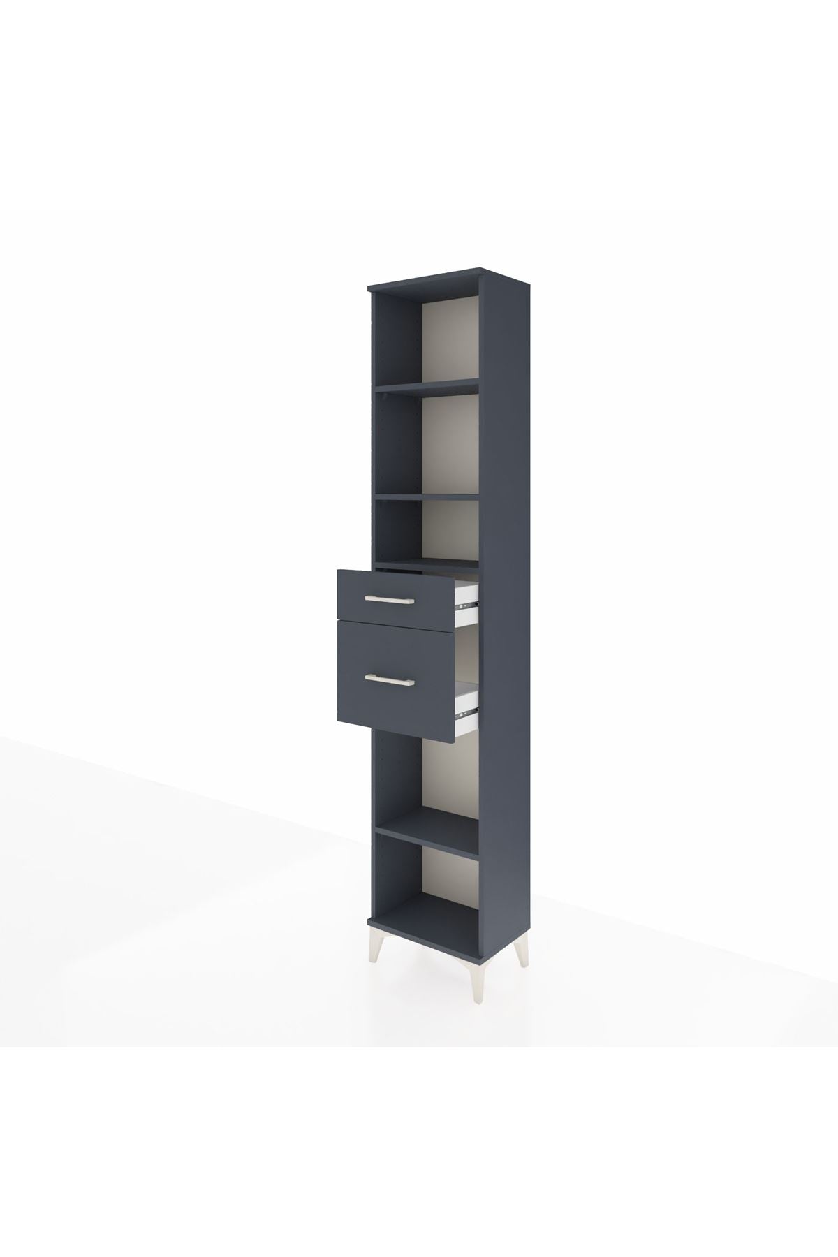 Arges Dolap 4 Raflı 2 Çekmeceli 44x30x221 - S28M212V5A