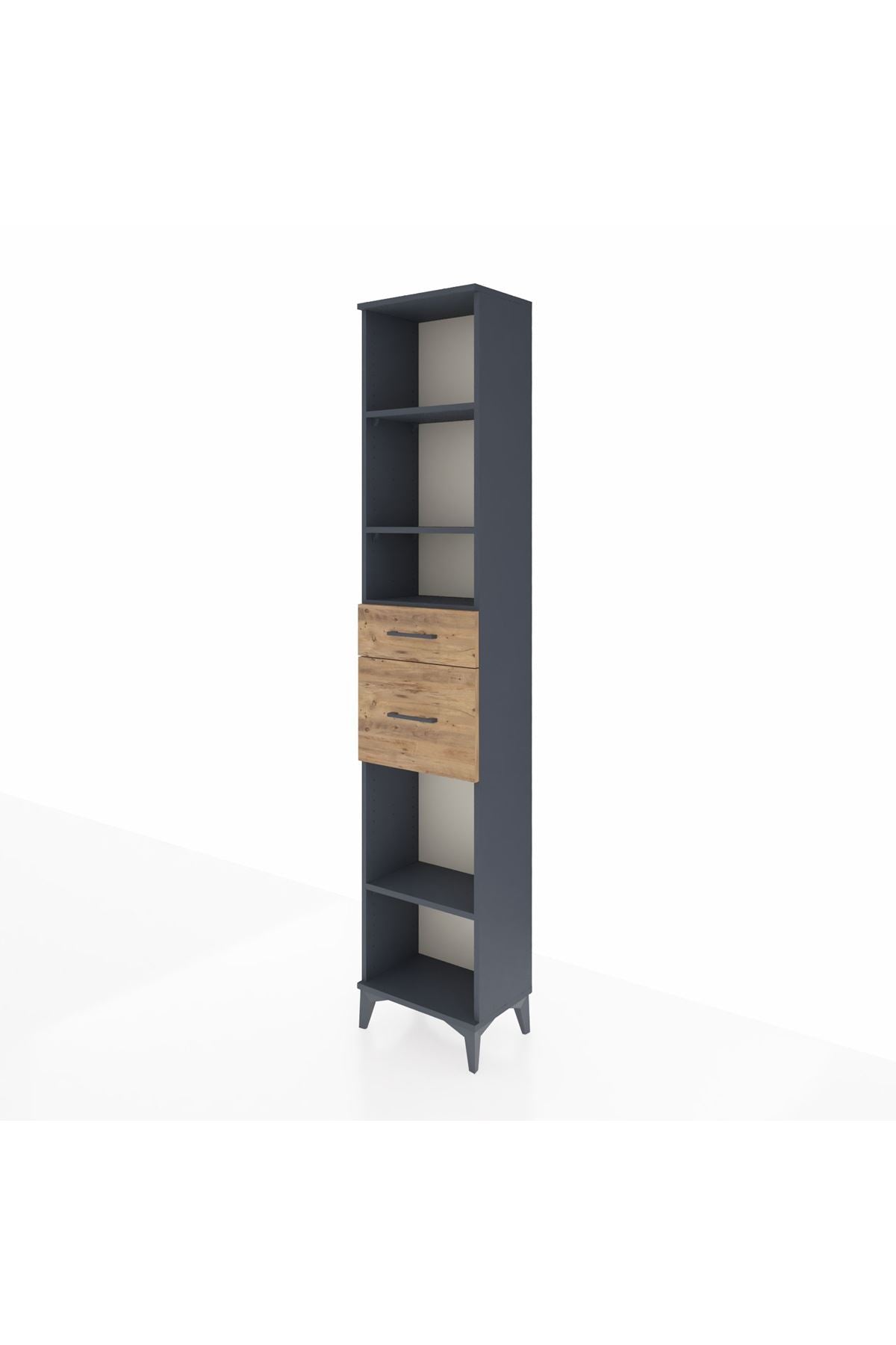 Arges Dolap 4 Raflı 2 Çekmeceli 44x30x221 - S28M212V6A