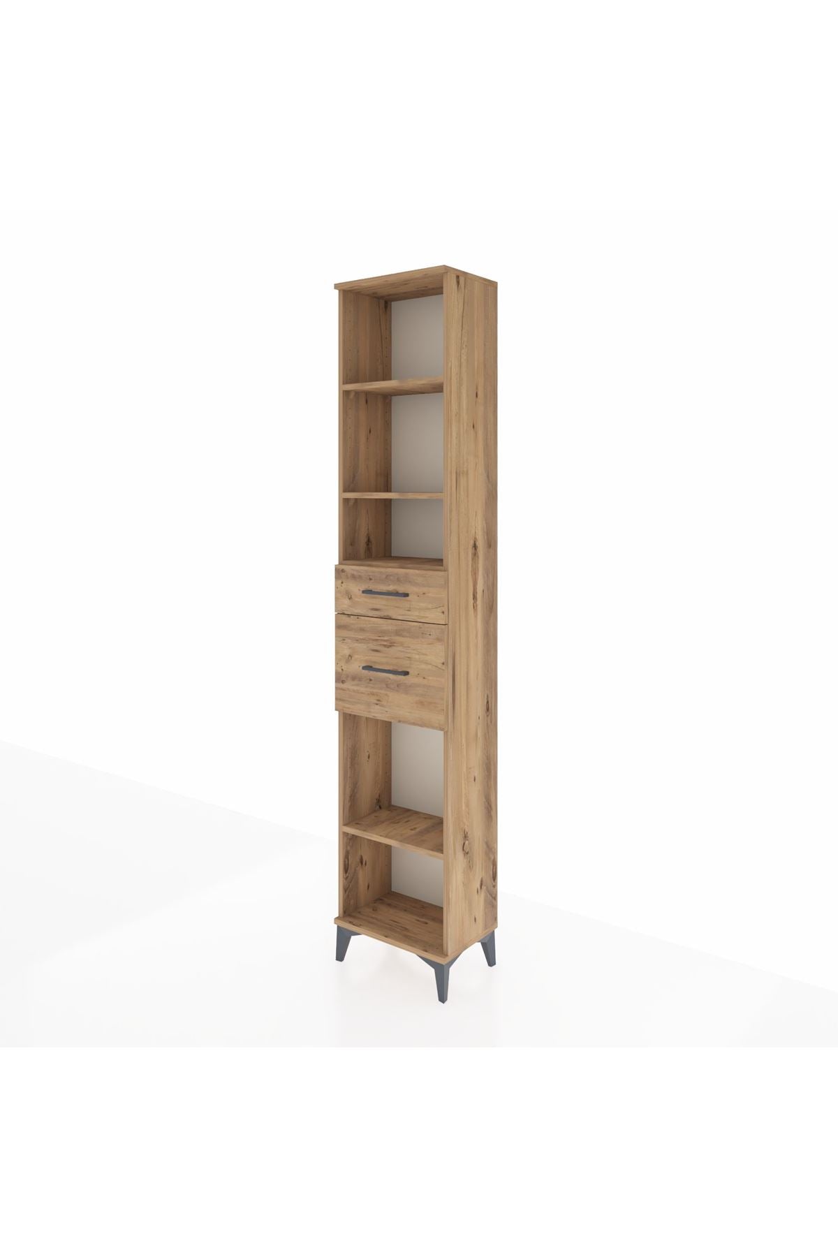 Arges Dolap 4 Raflı 2 Çekmeceli 44x30x221 - S28M212V9A