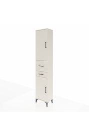 Arges Dolap 4 Raflı 2 Çekmeceli 2 Kapaklı 44x30x221 - S28M213V1A
