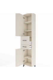 Arges Dolap 4 Raflı 2 Çekmeceli 2 Kapaklı 44x30x221 - S28M213V1A