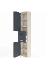 Arges Dolap 4 Raflı 2 Çekmeceli 2 Kapaklı 44x30x221 - S28M213V2A