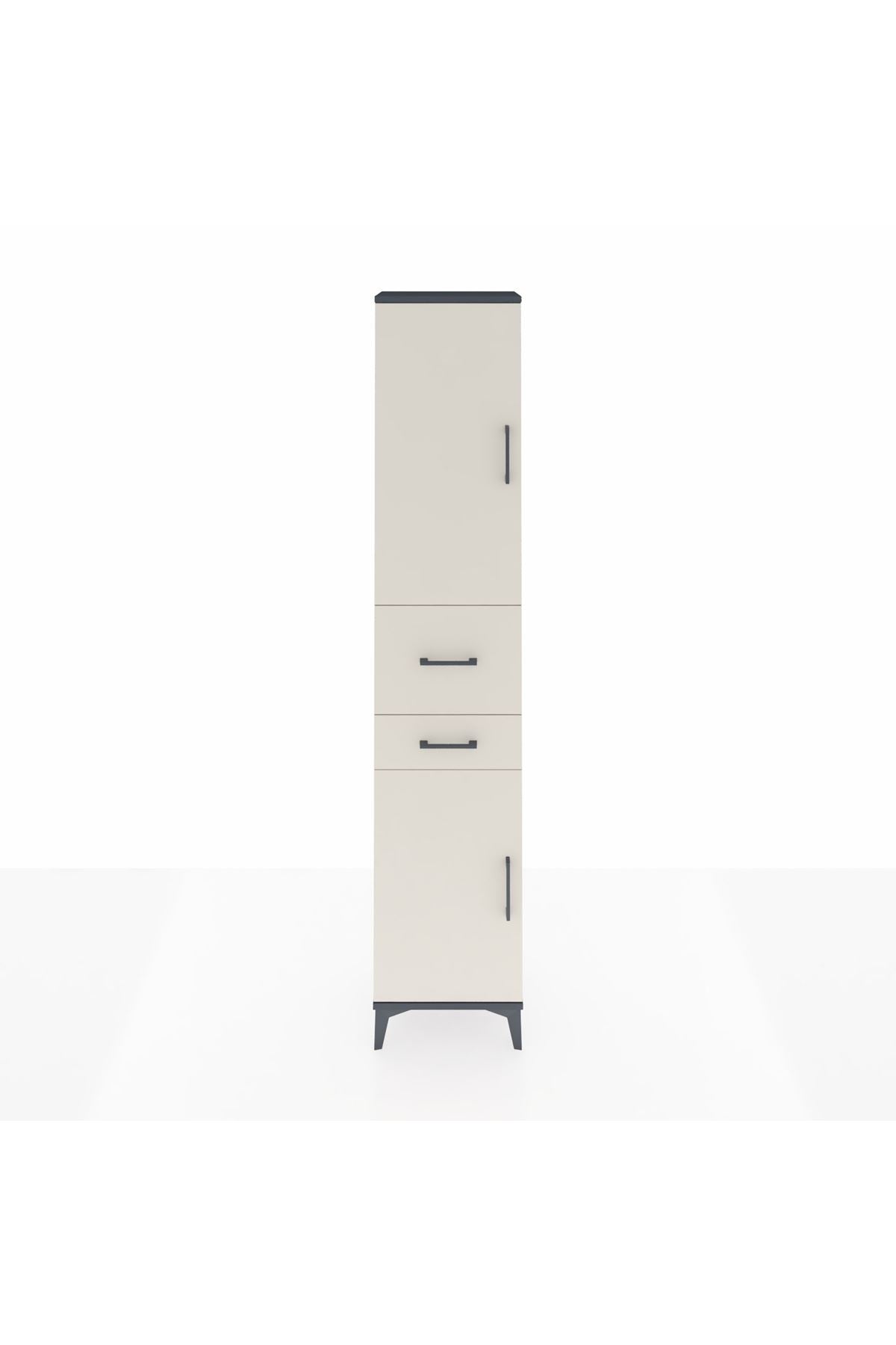 Arges Dolap 4 Raflı 2 Çekmeceli 2 Kapaklı 44x30x221 - S28M213V4A