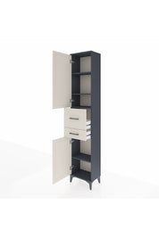 Arges Dolap 4 Raflı 2 Çekmeceli 2 Kapaklı 44x30x221 - S28M213V4A