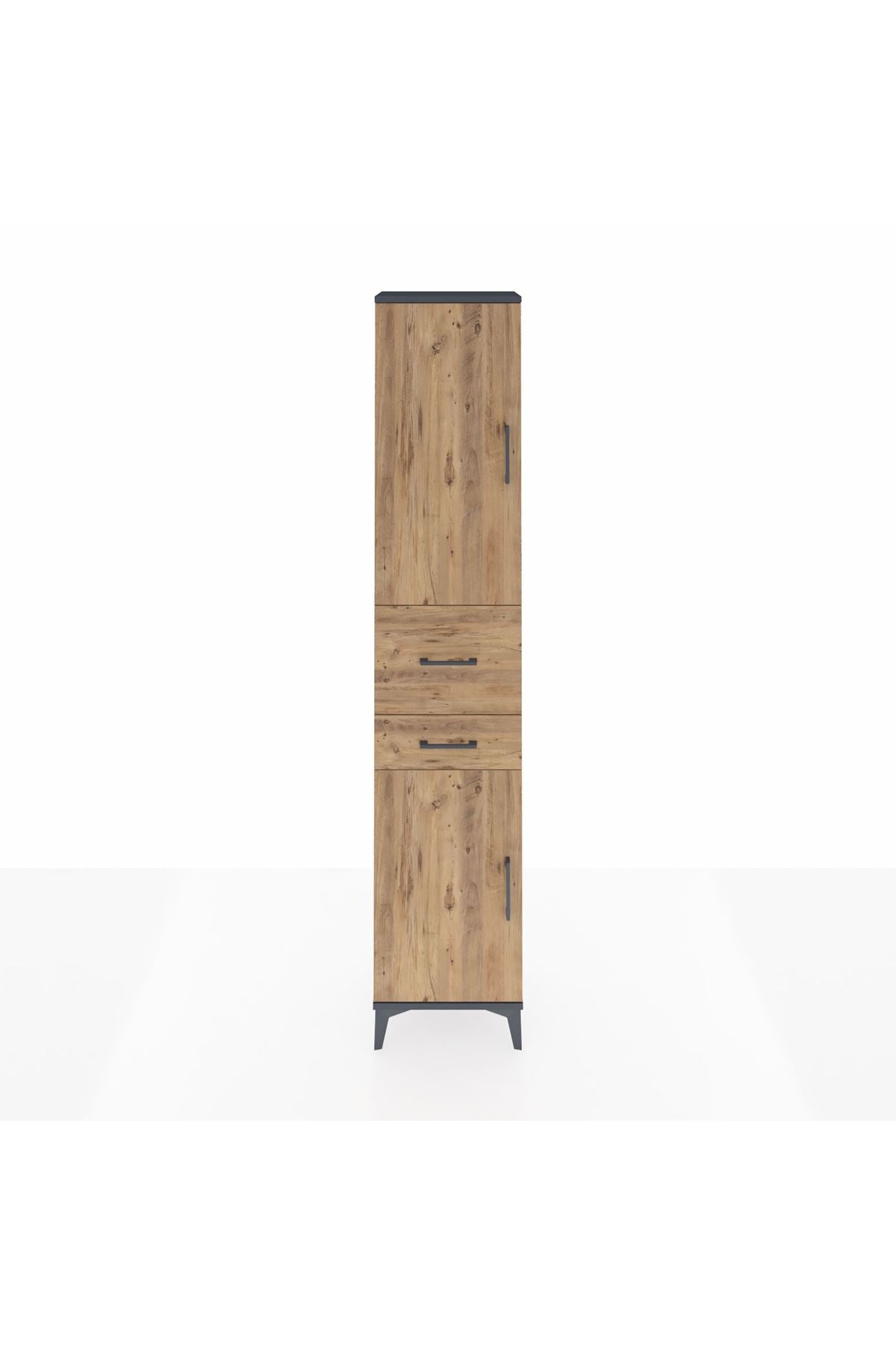 Arges Dolap 4 Raflı 2 Çekmeceli 2 Kapaklı 44x30x221 - S28M213V6A