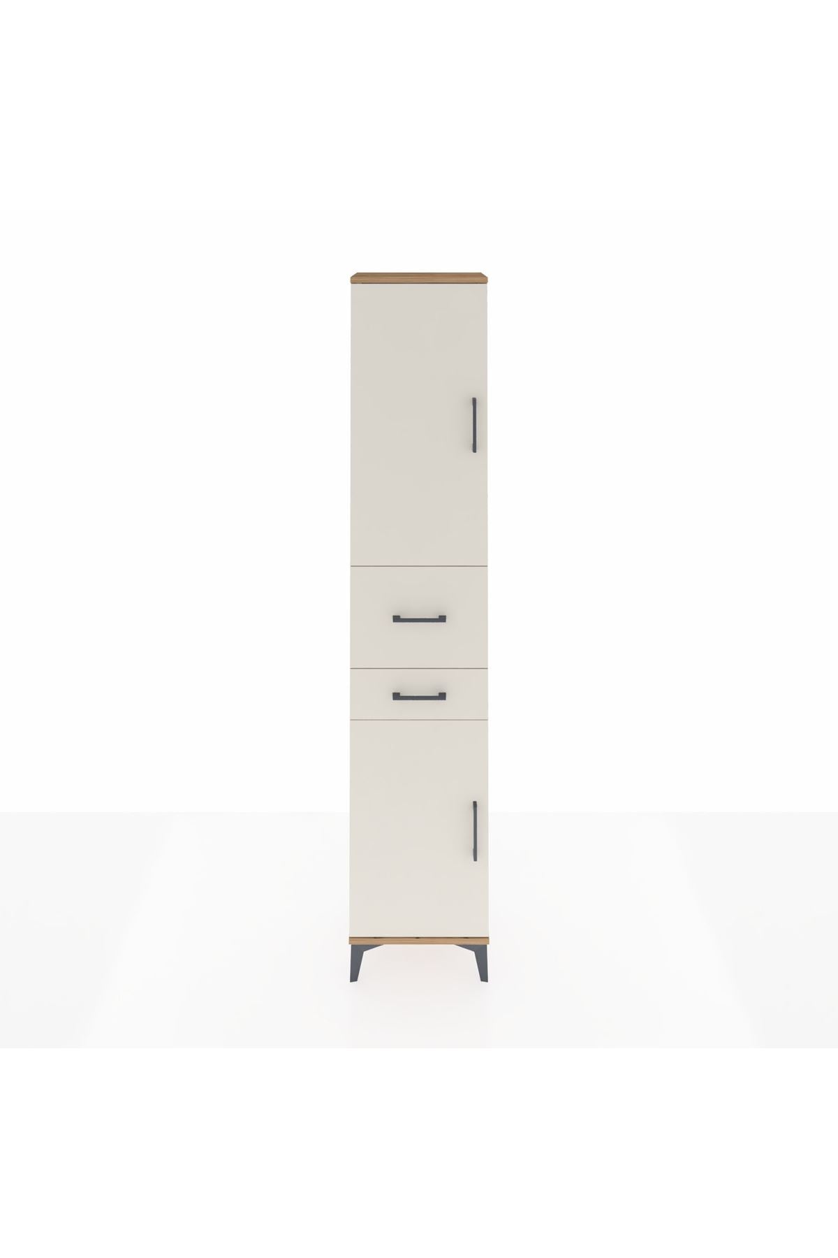 Arges Dolap 4 Raflı 2 Çekmeceli 2 Kapaklı 44x30x221 - S28M213V7A