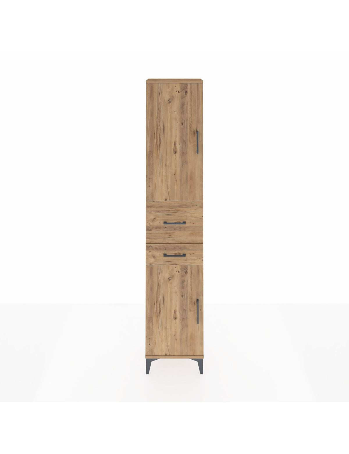 Arges Dolap 4 Raflı 2 Çekmeceli 2 Kapaklı 44x30x221 - S28M213V9A