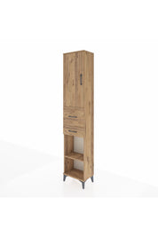 Arges Dolap 4 Raflı 2 Çekmeceli Tek Kapaklı 44x30x221 - S28M214V9A