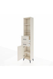 Arges Dolap 4 Raflı 2 Çekmeceli Tek Kapaklı 44x30x221 - S28M215V1A