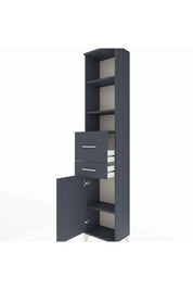Arges Dolap 4 Raflı 2 Çekmeceli Tek Kapaklı 44x30x221 - S28M215V5A