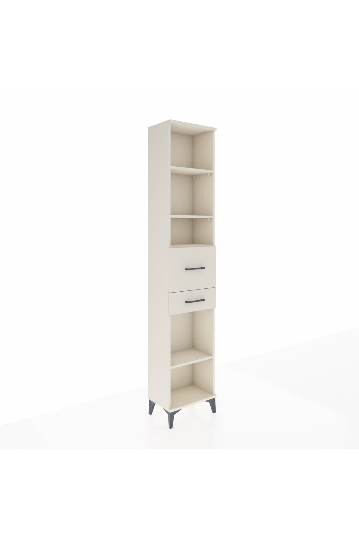 Arges Dolap 4 Raflı 2 Çekmeceli 44x30x221 - S28M216V1A
