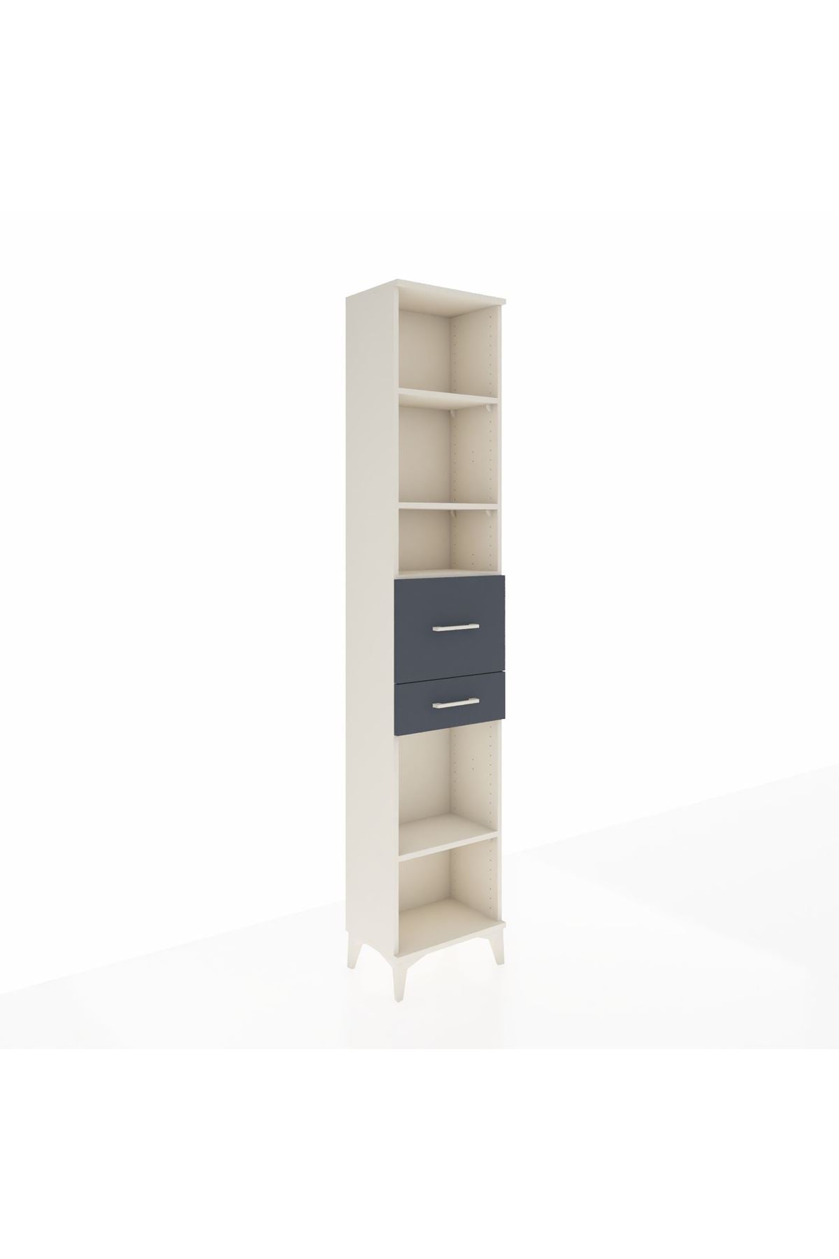 Arges Dolap 4 Raflı 2 Çekmeceli 44x30x221 - S28M216V2A