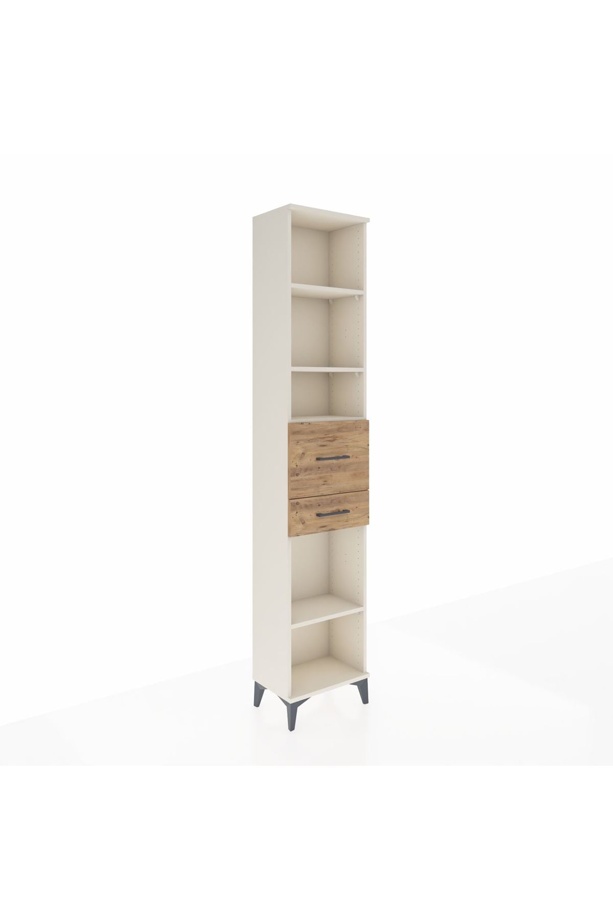 Arges Dolap 4 Raflı 2 Çekmeceli 44x30x221 - S28M216V3A
