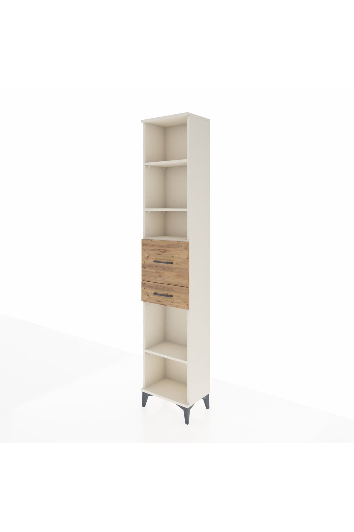 Arges Dolap 4 Raflı 2 Çekmeceli 44x30x221 - S28M216V3A