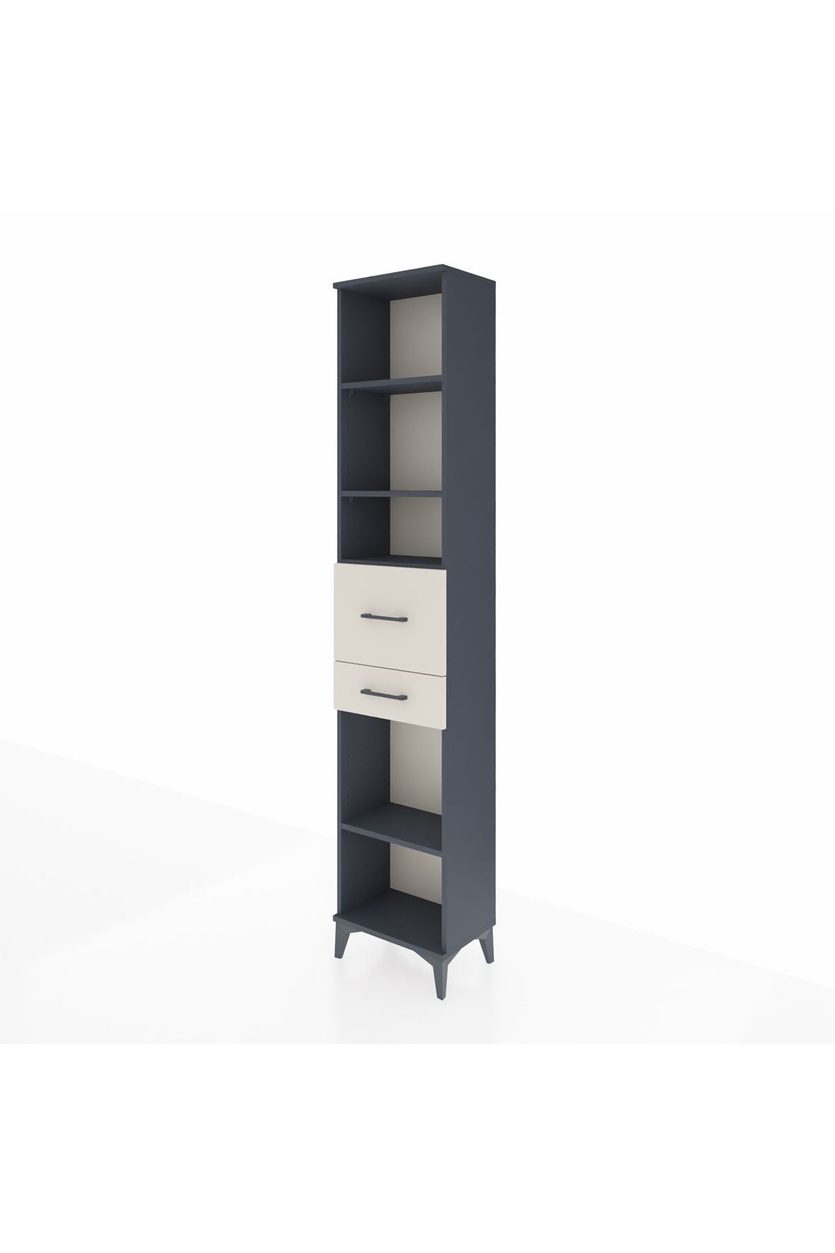 Arges Dolap 4 Raflı 2 Çekmeceli 44x30x221 - S28M216V4A