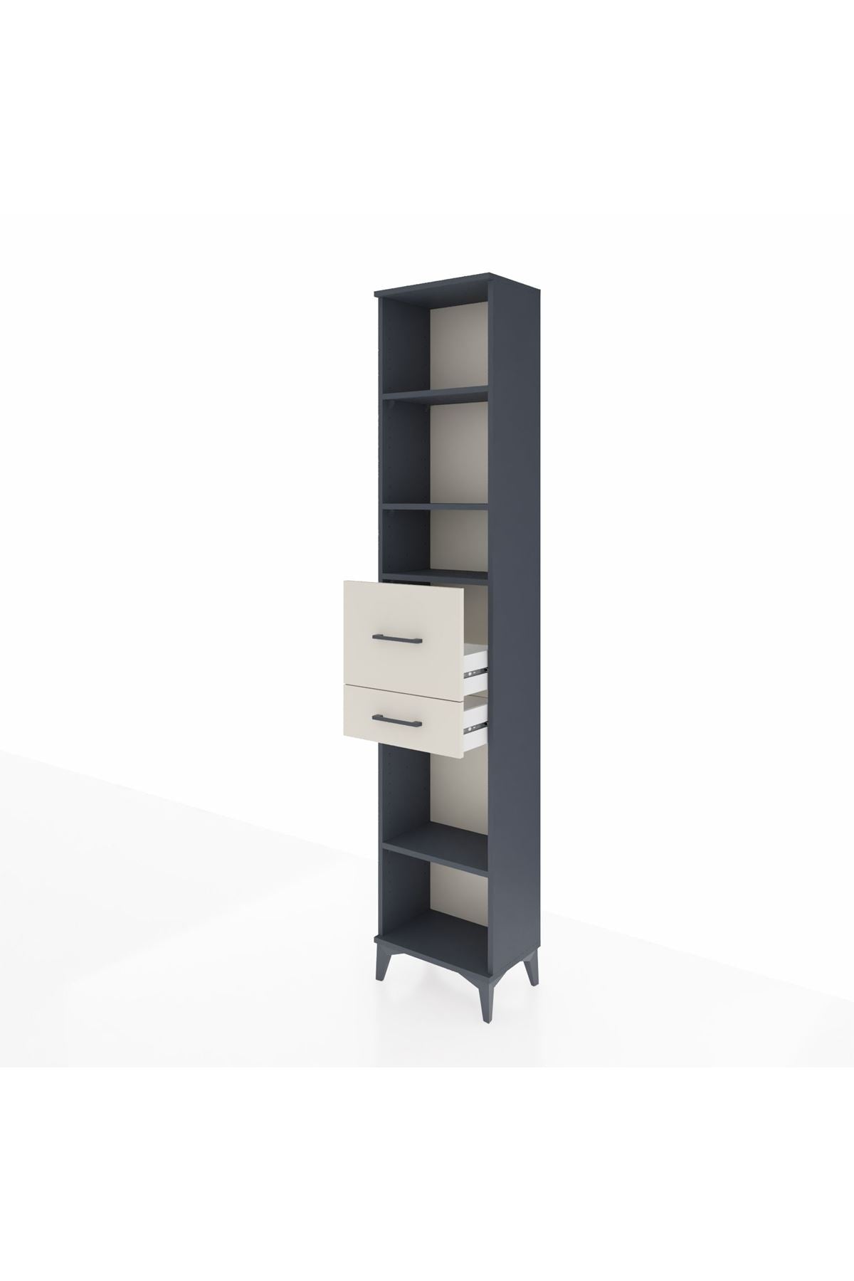 Arges Dolap 4 Raflı 2 Çekmeceli 44x30x221 - S28M216V4A
