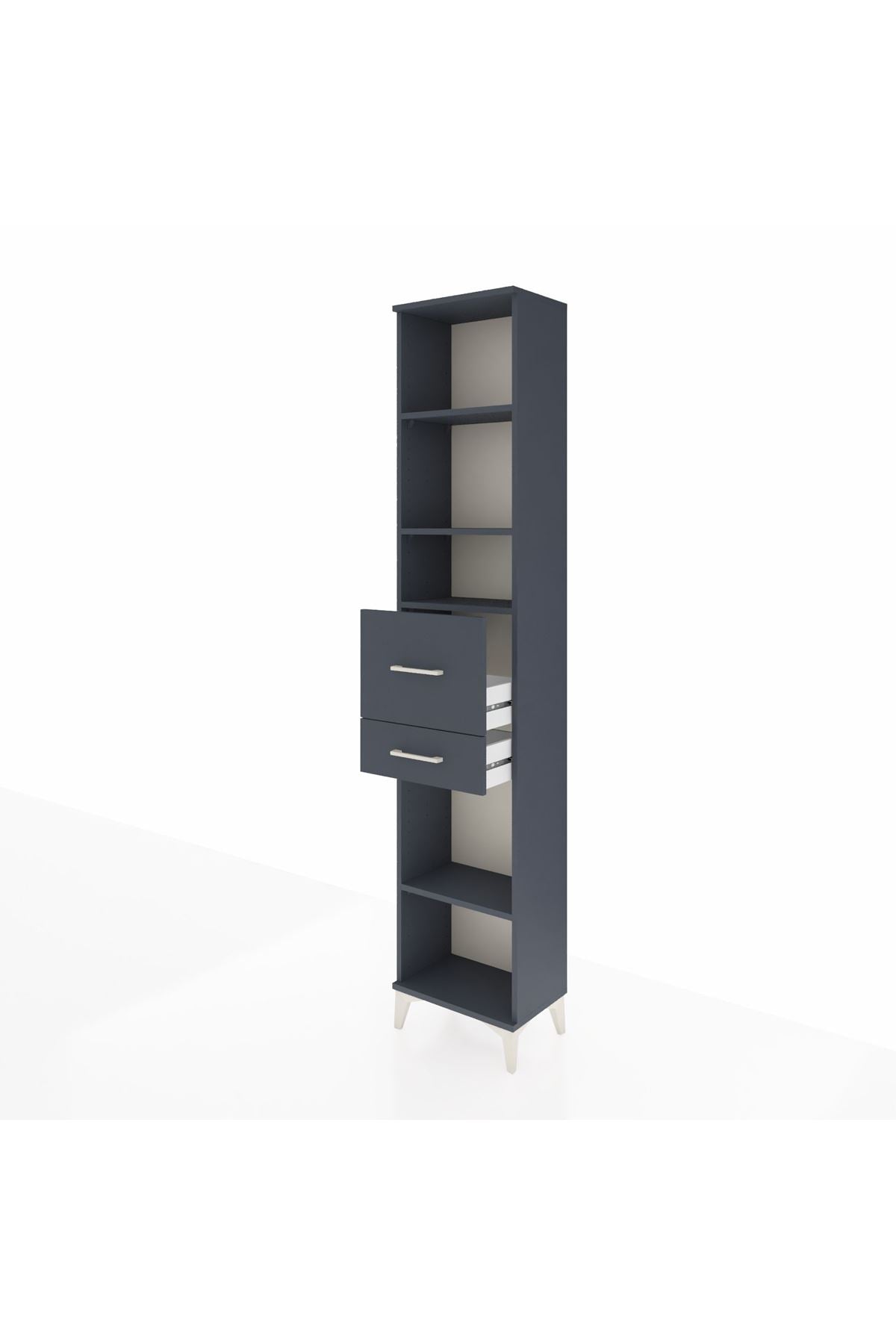 Arges Dolap 4 Raflı 2 Çekmeceli 44x30x221 - S28M216V5A