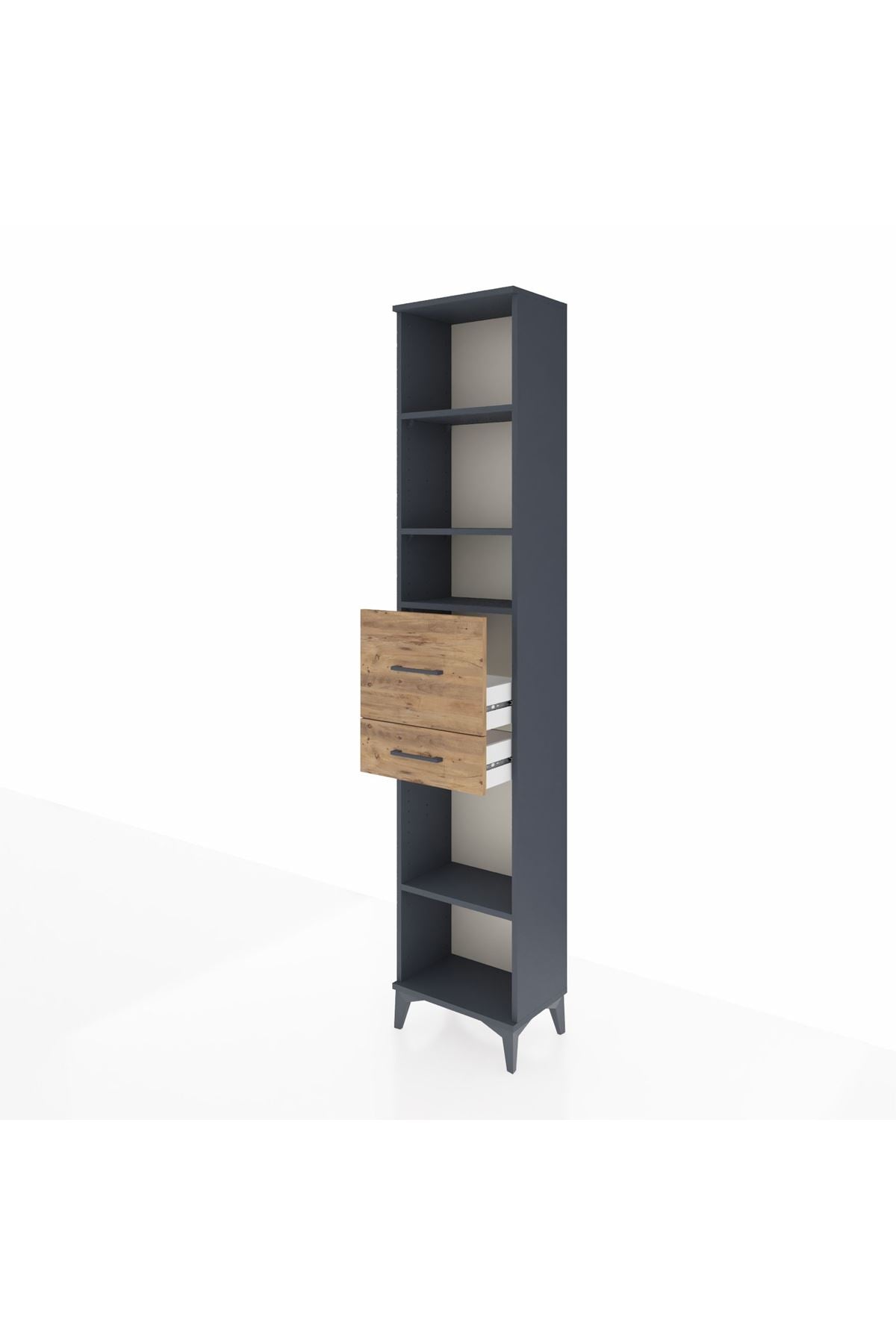 Arges Dolap 4 Raflı 2 Çekmeceli 44x30x221 - S28M216V6A