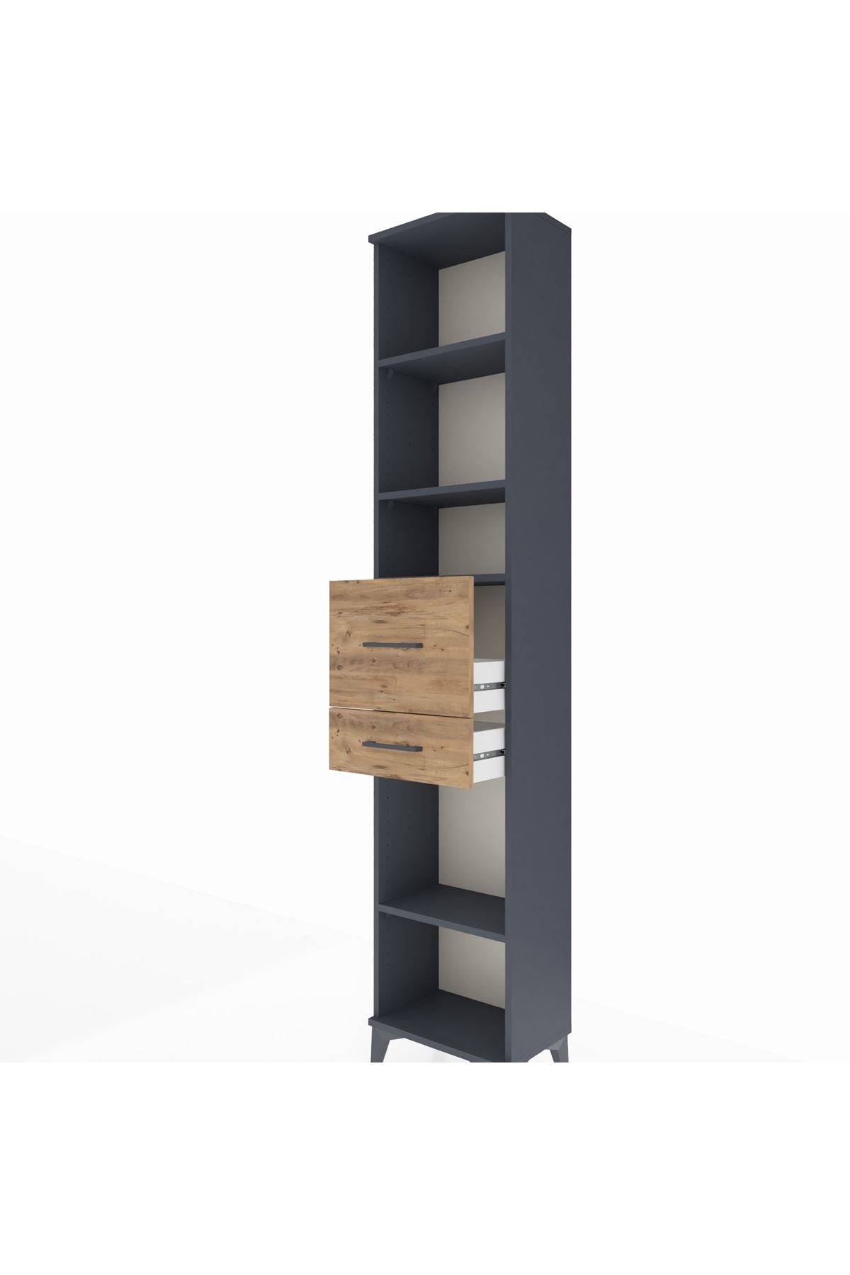 Arges Dolap 4 Raflı 2 Çekmeceli 44x30x221 - S28M216V6A