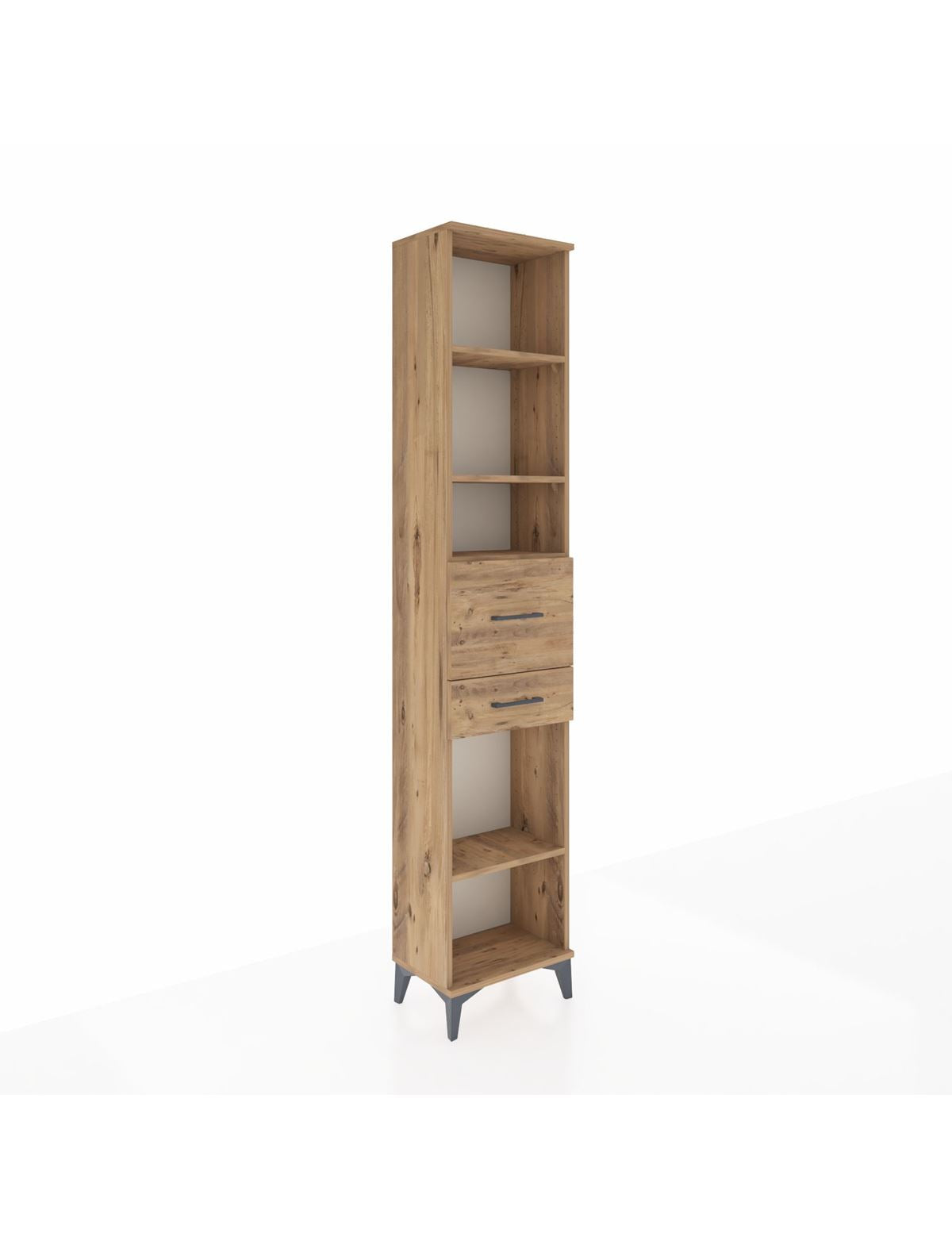 Arges Dolap 4 Raflı 2 Çekmeceli 44x30x221 - S28M216V9A