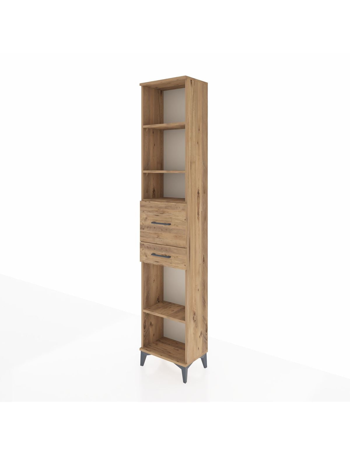 Arges Dolap 4 Raflı 2 Çekmeceli 44x30x221 - S28M216V9A