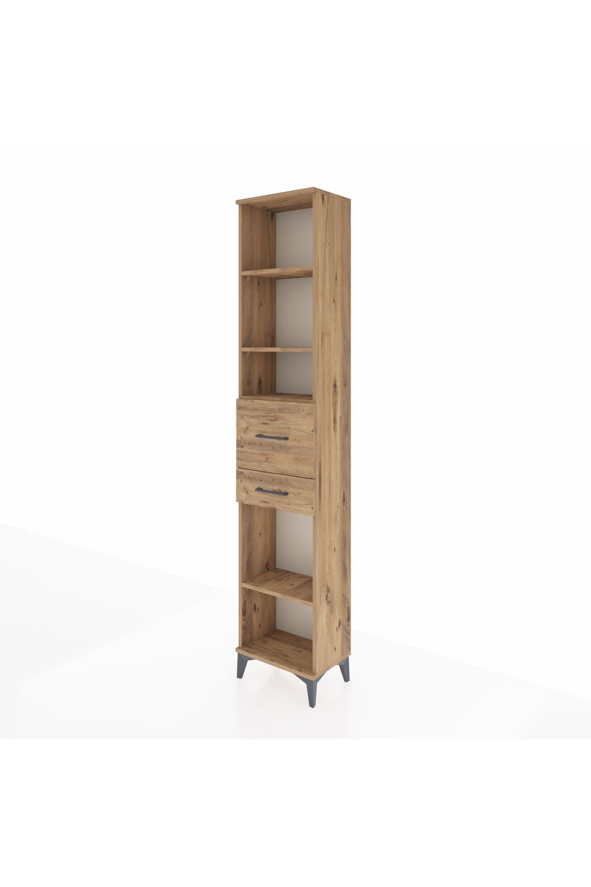 Arges Dolap 4 Raflı 2 Çekmeceli 44x30x221 - S28M216V9A