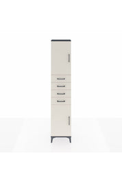 Arges Dolap 3 Raflı 4 Çekmeceli 2 Kapaklı 44x30x221 - S28M217V4A