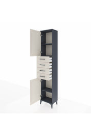 Arges Dolap 3 Raflı 4 Çekmeceli 2 Kapaklı 44x30x221 - S28M217V4A