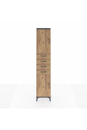 Arges Dolap 3 Raflı 4 Çekmeceli 2 Kapaklı 44x30x221 - S28M217V6A