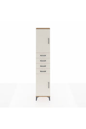 Arges Dolap 3 Raflı 4 Çekmeceli 2 Kapaklı 44x30x221 - S28M217V7A