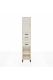 Arges Dolap 3 Raflı 4 Çekmeceli Tek Kapaklı 44x30x221 - S28M218V1A