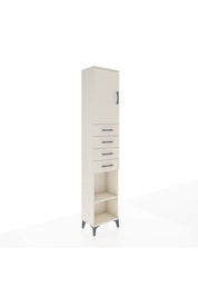 Arges Dolap 3 Raflı 4 Çekmeceli Tek Kapaklı 44x30x221 - S28M219V1A