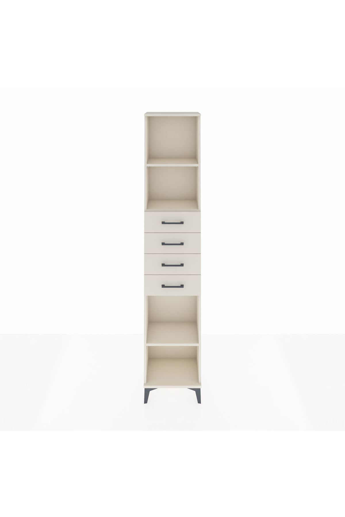 Arges Dolap 3 Raflı 4 Çekmeceli 44x30x221 - S28M220V1A